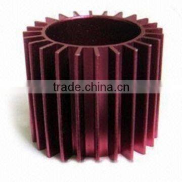 anodized straight spur gear OEM precision metal machined parts red anode gears aluminum turning gears durable colorful anodized