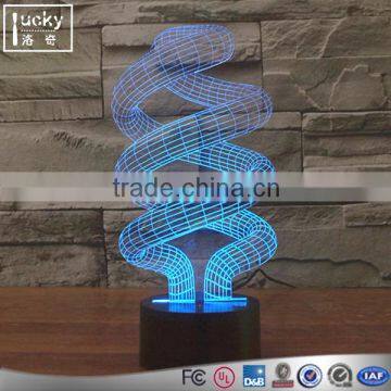 Night Tabletop Light, Acrylic 3D night light with mutil color