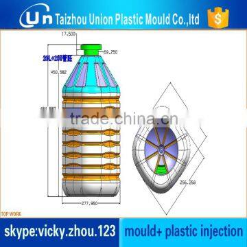 custom plastic bottles 400ml mould