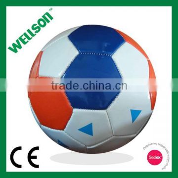 Color mixed PVC soccer ball