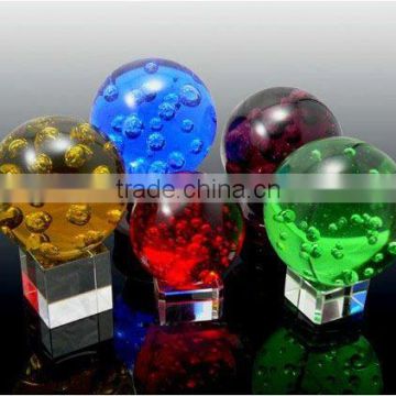 pure crystal glass bubble ball(R-1181