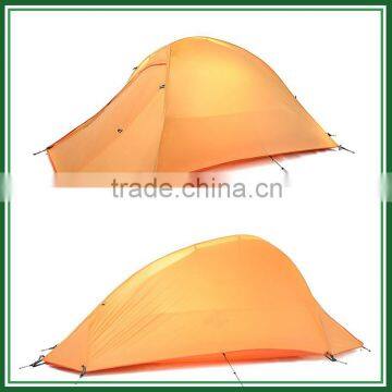 Modern 1 man orange outdoor tent