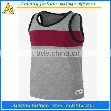 bodybulding fashionable cotton gym singlets gym tank top