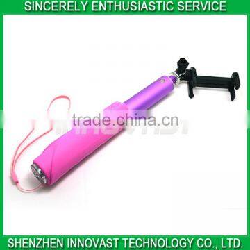 Extendable Zoom Camera Button Self Monopd With Bluetooth Remote Controller