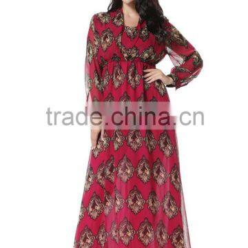 The Summer Dress Code of the New D Family of Irregular Sacred Heart Printed Chiffon Italy Classical Romantic Style photo-4