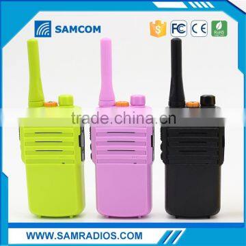 SAMCOM 5C,colorful and individual , 100 mile mini walkie talkie