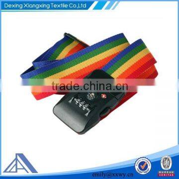 Hot Sale Fabric,PP Material and Belt Type luggage strap