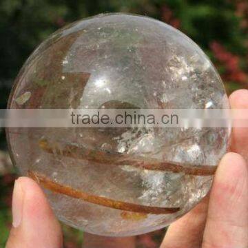 Clear Quartz Rock crystal ball