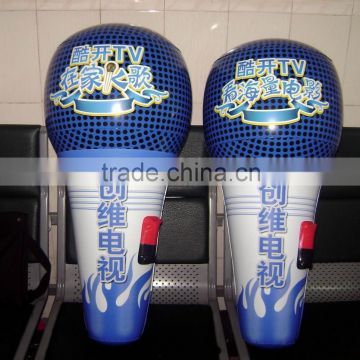 PVC inflatable microphone mould for advertising