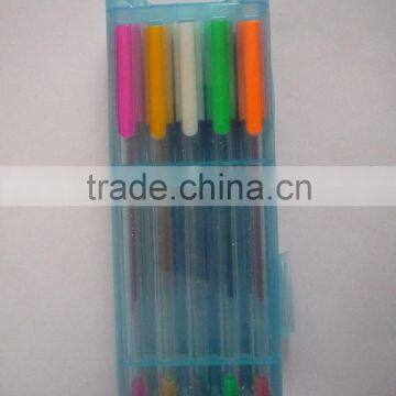 OEM Eco-friendly plastic children Glitter pen