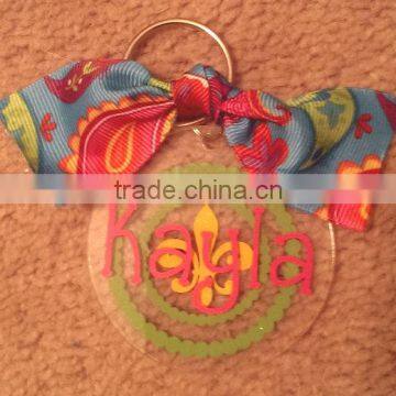 Wholesale Blank Clear Plastic Owl Laser Cut Acrylic Key Chain photo-3