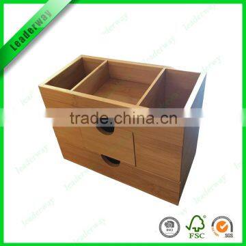 Made in china stationery storage box utensil desktop drawer type organizer