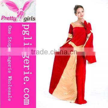 How sales Red long gown Arab Belly Dance Costumes Adult Princess Costumes