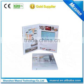 Paper Craft Product 1.8" 2.4" 2.8" 3.5"4.3 "5.0"7.0"10.1" Video brochure / Lcd greeting card / Video Greeting Card