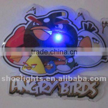 cartoon led pvc patch colorful light up T-shirt