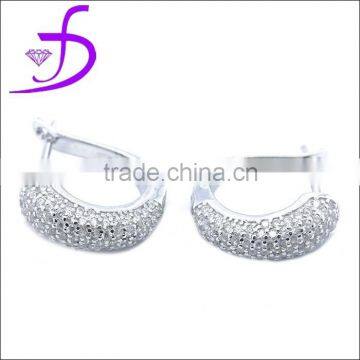 High quality 925 sterling silver loop earring