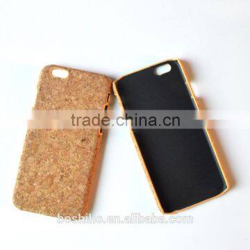 Custom design eco-friendly cork cell phone case