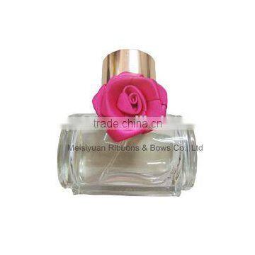 Small Decorative Ribbon Rose for Perfume Bottle Neck