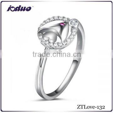 Wholesale Korean edition fish design 925 sterling silver rings