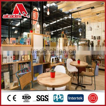 Aluminium composite panel for coffee shop decoraction