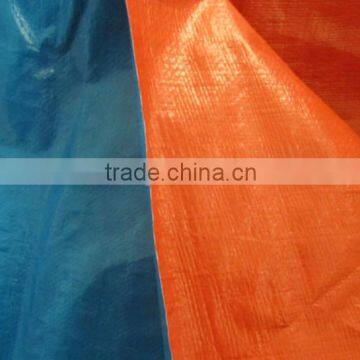 Roll Tarpaulin PE Green/silver Blue/orange photo-2