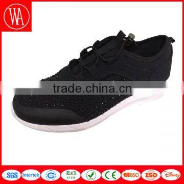 Elegant black casual shoes for women