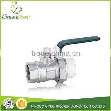 Female Thread Single-way PP-R Brass Ball Valve