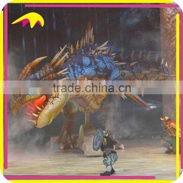 KANO4984 Amusement Park Popular Handmade Fiberglass Dragon Statue