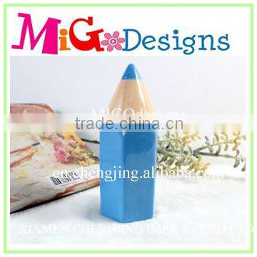 Hot Sale Ceramic Saving Bank With Pencil Shape Gifts