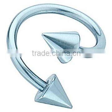 316L Plated ,Titanium Anodized, Fashionable Twister Body Jewelry Wholesale