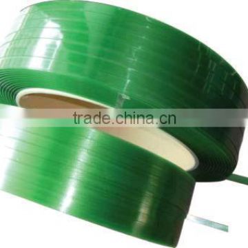 machine grade green embossed pet strapping band