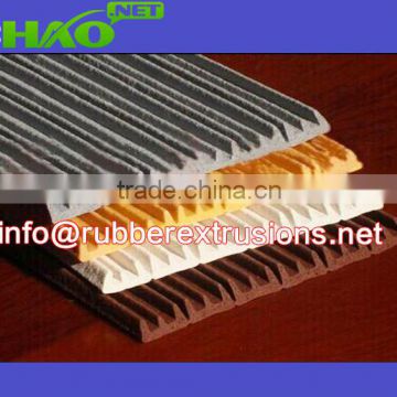 E shape self adhesive rubber seal strip