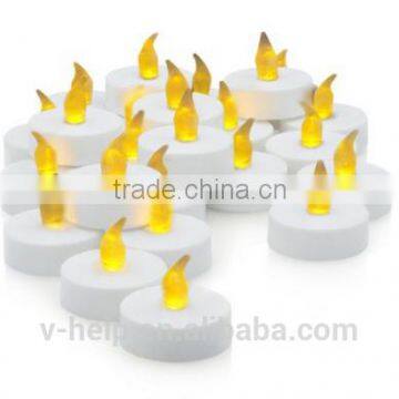 Flameless LED Tea Light Candles, Realistic, Battery Powered, Unscented LED Candles, Fake Candles, Tealights