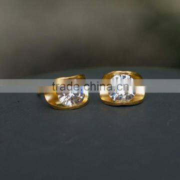 Lastest design 18k gold plated small gold earrings for women