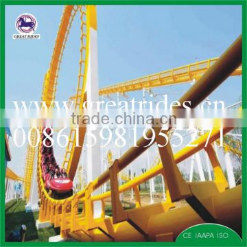 excting attraction 4 loops roller coaster for sale