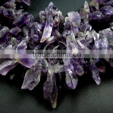 40cm String,about 70pcs,0.8-30mm Nugget Random Shape Purple Natural Raw Amethyst Stone Loose Beads Findings Supplies 3030001 photo-4