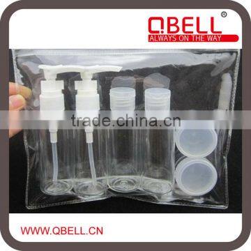 Transparent PET Plastic Spray Bottle Set/Separate Bottle for travel