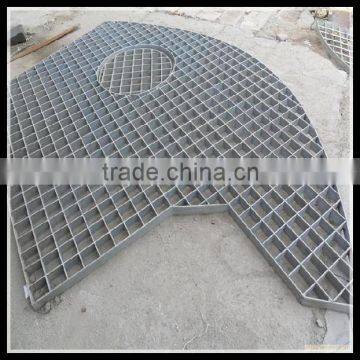 irregular shape steel grating ISO 9001 WITH 20years factory