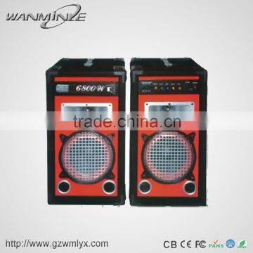 Commercial Good Bass 8inch Dj Sound Box Karaoke Speaker Music Player