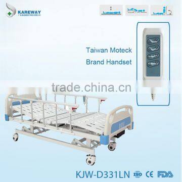 Three Motors Modern Icu Electric Adjustable Iron Hospital Bed With Mattress