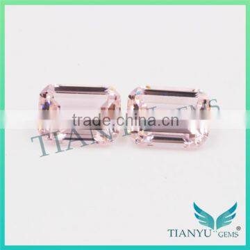 Russia Nanosital #1244 Prink Color Cut Big Gemstones 20*25mm for Ring Marking photo-4