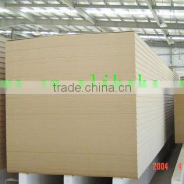 China 1220*2440 E0 E1 E2 Grade WPB MR Glue plain mdf