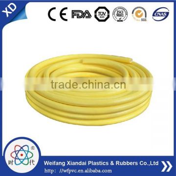 EN559 Approved Flexible Soft Yellow Fibre Reinforced PVC LPG Gas Hose, 9X15MM PVC Gas Hose Pipe, Low Pressure PVC Gas Hose