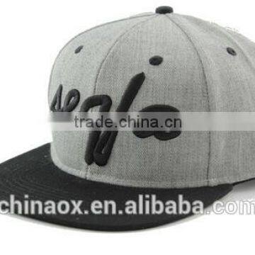 Best Sale Fashion Flat Bill 6 Panel Custom Cotton Twill Snapback Cap photo-6