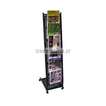 custom retail shop floor standing product hook metal display rack/display rack for hanging items/metal display stand