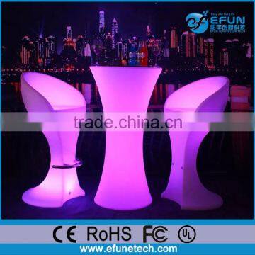 RGB color remote control led furniture bar tables,modern design sexy cocktail table