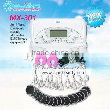 2016 Popular in South American russian tens electronic pulse muscle stimulator with pads/tens electronic muscle stimulators