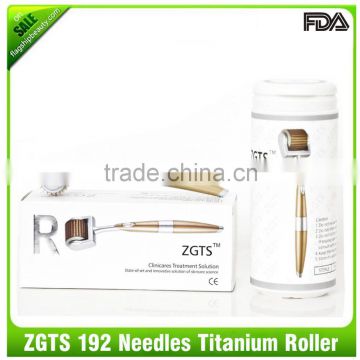 2016 Flagship ! 192 needles derma roller zgts derma roller zgts titanium derma roller