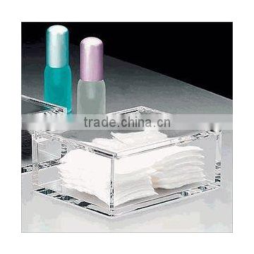 clear acrylic box,acrylic cotton pads holder