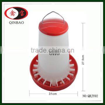 6 KG Automatic Plastic Chicken Feeder Barrel /chicken feeder